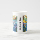 最後の作品のティーカップ ボーンチャイナマグカップ (正面)