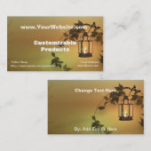 最後の作品のプロフィールカード 名刺 (正面/裏面)