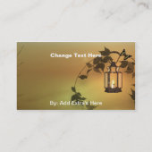 最後の作品のプロフィールカード 名刺 (裏面)