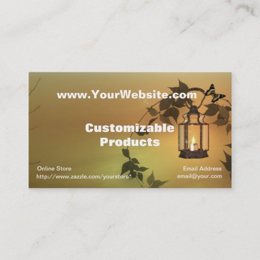 最後の作品のプロフィールカード 名刺 (正面)