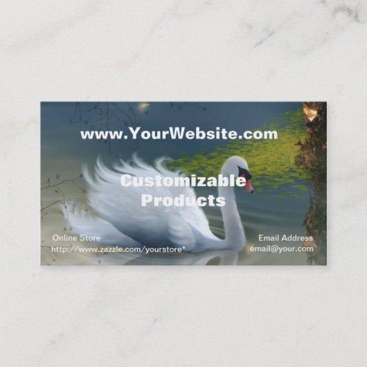 最後の作品のプロフィールカード 名刺 (正面)