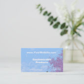 最後の作品のプロフィールカード 名刺 (スタンド正面)