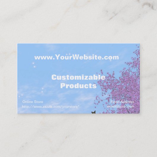 最後の作品のプロフィールカード 名刺 (正面)