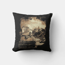 最後の信号 – テクノ – ディストピアのストリートウェア クッション