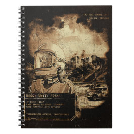 最後の信号 – テクノ – ディストピアのストリートウェア ノートブック