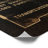 最後の信号 – テクノ – ディストピアのストリートウェア ポスター (角)