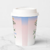 最後の傾斜での乾杯 スキー ウィンター BACH 週末 紙コップ (左)