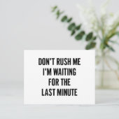 最後の分を待っている ポストカード (スタンド正面)