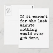 最後の分 ポストカード (正面/裏面)