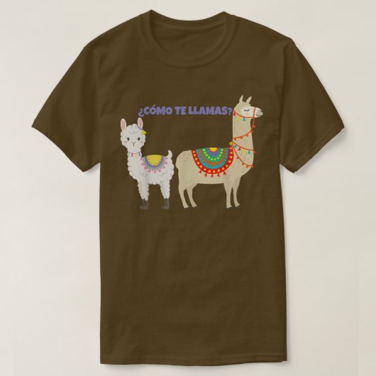 最後の分Hanukkah Como Te Llamas Alpaca Lovers Tシャツ (デザイン正面)