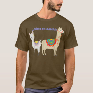 最後の分Hanukkah Como Te Llamas Alpaca Lovers Tシャツ