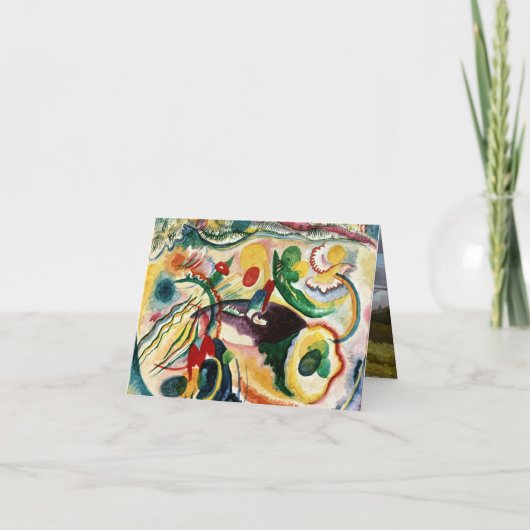 最後の判決のテーマ – ワッシリー・カンディンスキー カード (正面)