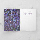 最後の化学お祝いバブル カード (内部)