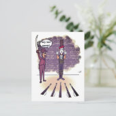 最後の単語おもしろい ポストカード (スタンド正面)