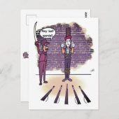 最後の単語おもしろい ポストカード (正面/裏面)