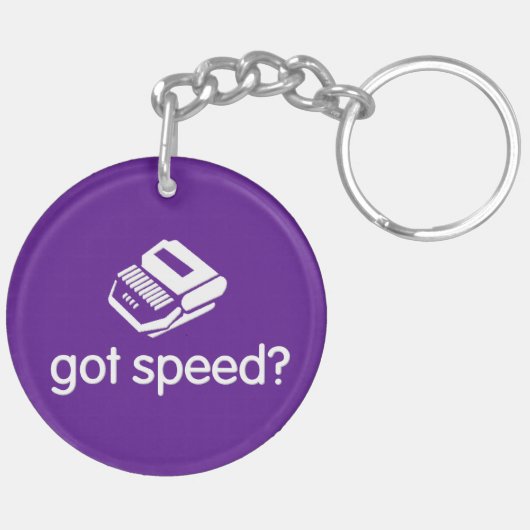 最後の単語によって得られる速度のsteno キーホルダー (裏面左)