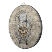 最後の単語スカル及び銃 ダーツボード (正面右)