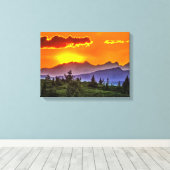 最後の夕日 キャンバスプリント (インサイチュ (ウッドフロア))