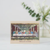 最後の夕食の平手グリーティングカード (スタンド正面)