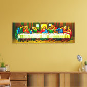 最後の夕食の引き伸ばしキャンバス印刷 キャンバスプリント (インサイチュ (リビング))