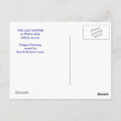 最後の夕食はがき ポストカード (裏面)