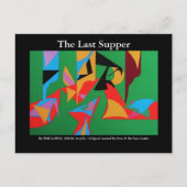 最後の夕食はがき ポストカード (正面)