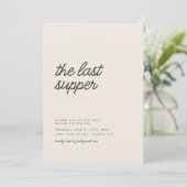 最後の夕食リハーサルディナー招待状 招待状 (スタンド正面)