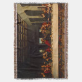 最後の夕食芸術のゴージャス スローブランケット (正面縦)