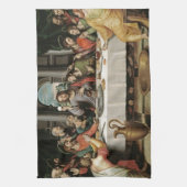 最後の夕食 キッチンタオル (縦)