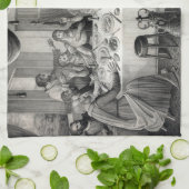 最後の夕食 キッチンタオル (折り畳み)