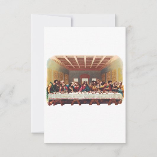 最後の夕食 サンキューカード (正面)