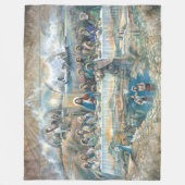 最後の夕食 フリースブランケット (正面)