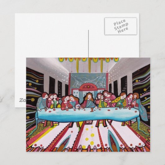 最後の夕食 ポストカード (正面/裏面)