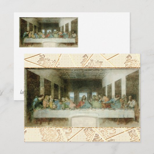 最後の夕食 ポストカード (正面/裏面)