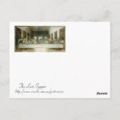 最後の夕食 ポストカード (裏面)