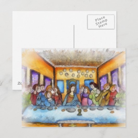 最後の夕食 ポストカード (正面/裏面)