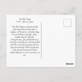 最後の夕食 ポストカード (裏面)