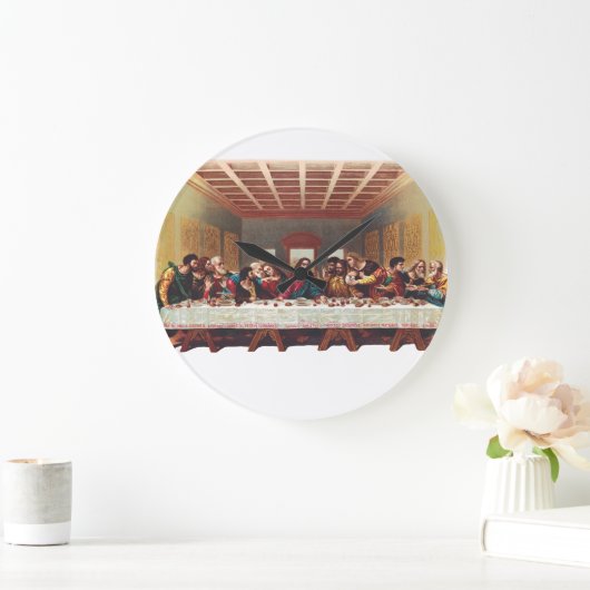 最後の夕食 ラージ壁時計 (ホーム)