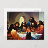 最後の夕飯はがき ポストカード (正面/裏面)