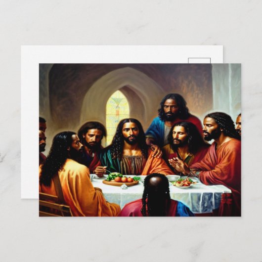 最後の夕飯はがき ポストカード (正面/裏面)