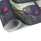 最後の夜のアーミッシュのコミュニティで、アーミッシュ・ホース ラッピングペーパー (ロールコーナー)