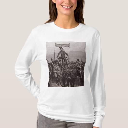最後の大家の彫像 Tシャツ (正面)