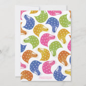 最後の女の夜！ 結婚式前 女子会 ご案内 招待状 (裏面)