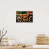 最後の審判と入場詳細 ポスター (キッチン)