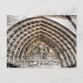 最後の審判のティンパヌムノートルダムデパリ ポストカード (正面)