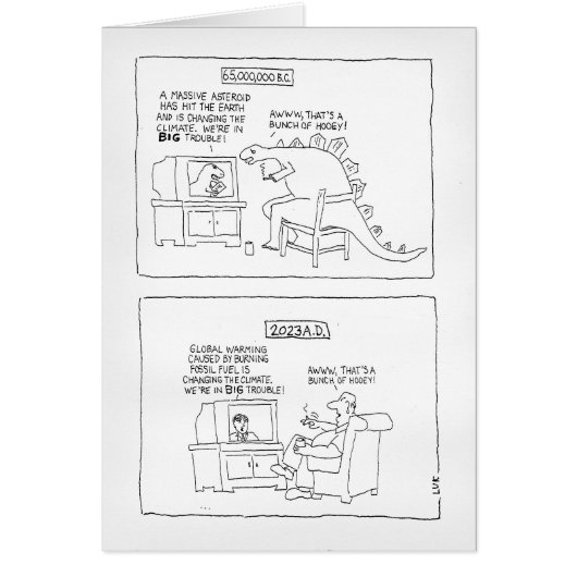 最後の審判の漫画：危機の地球 (正面)