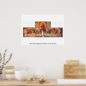 最後の審判の祭壇Rogier Van Der Weyden ポスター (キッチン)