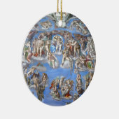 最後の審判システィンチャペルオーナメント セラミックオーナメント (右)