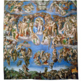 最後の審判ミケランジェロ シャワーカーテン (正面)