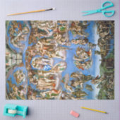 最後の審判ミケランジェロ， 1536年～1541年 薄葉紙 (クラフト)